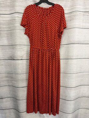 Stine Goya Red Polka Dot Caitlin Dress Size M